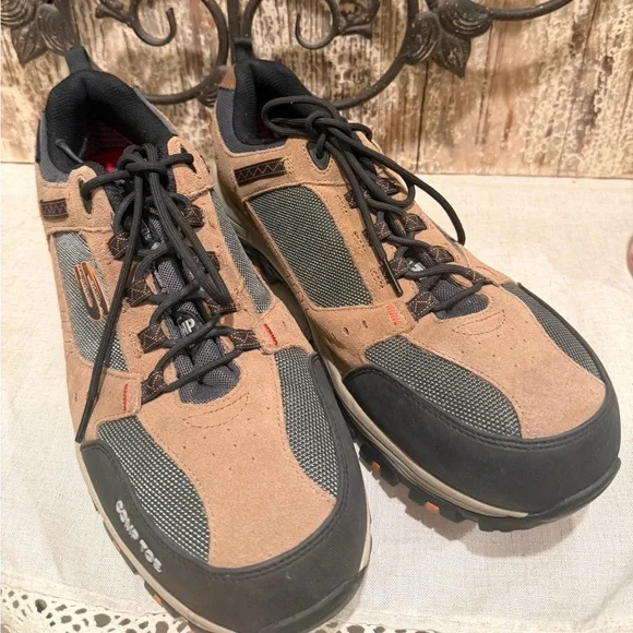 Waterproof work shoes Skechers Men’s waterproof construction safety toe size 13 - Picture 8 of 13